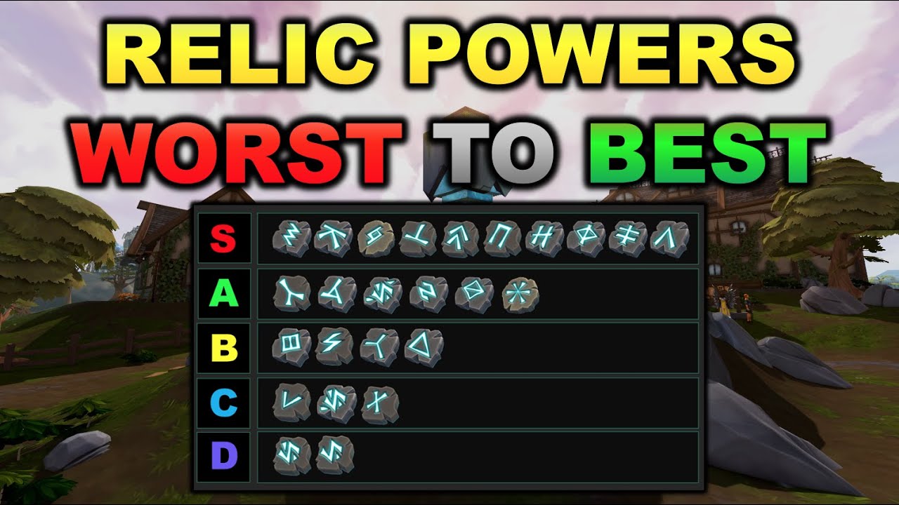 Relic Powers Ranked Worst to Best [RuneScape 3]