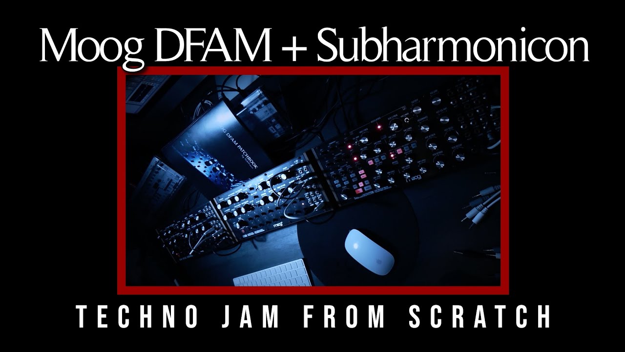 DFAM subharmonicon techno from scratch