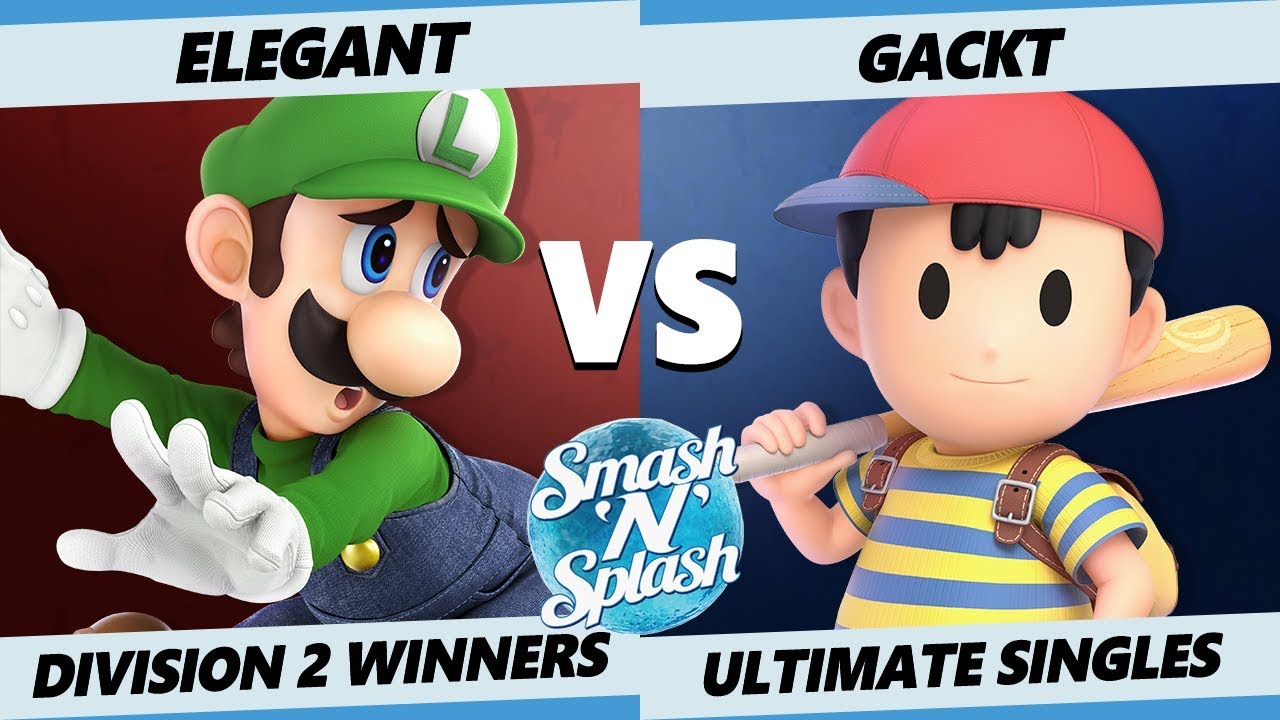 SNS5 SSBU - Elegant (Luigi) Vs. GEKI | Gackt (Ness) Smash Ultimate Division 2 Winners