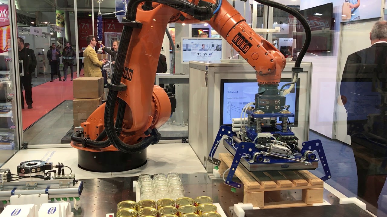 Ejemplo paletizado con robot