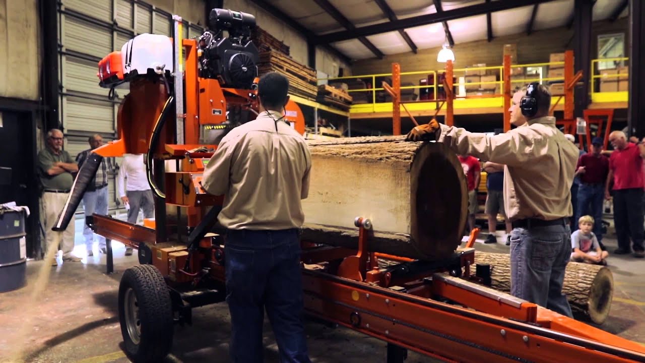 LT40 Hydraulic Portable Sawmill In Action | Wood-Mizer