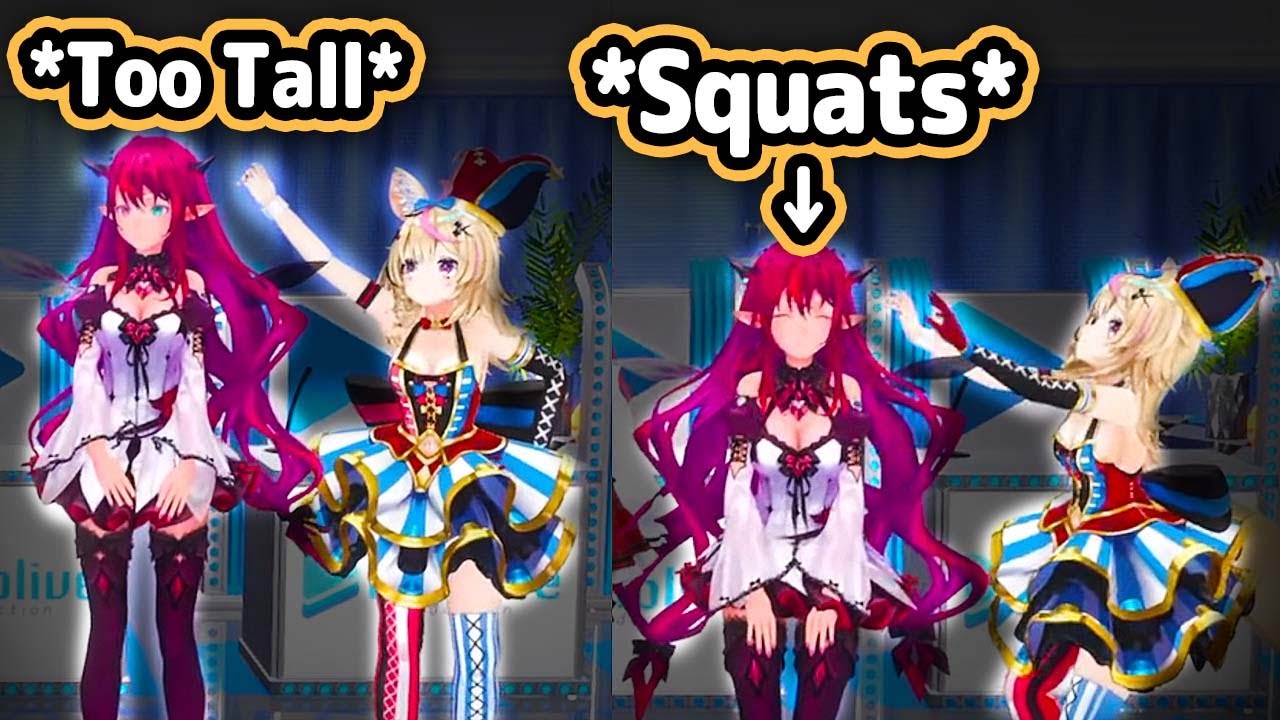 IRyS Is Too Tall and Polka Can't Reach Her Head For Headpats...【Hololive】