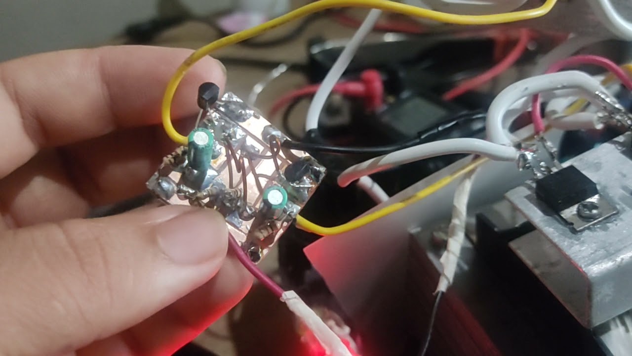 inversor caseiro com estabilizador de pc! placa osciladora 60 hz