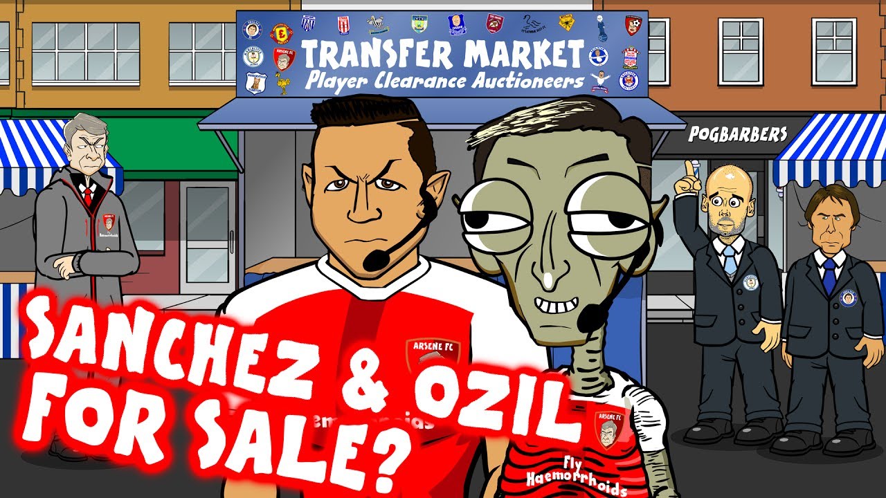 SANCHEZ & OZIL - for sale? (Transfer Market #4 - Cartoon Parody)