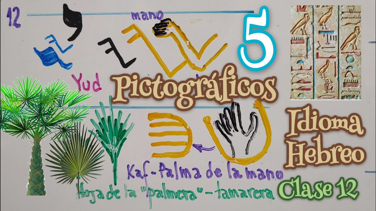 Idioma Hebreo Clase 12 - Pictografia י y כ (Yud, Kaf) - More Luis