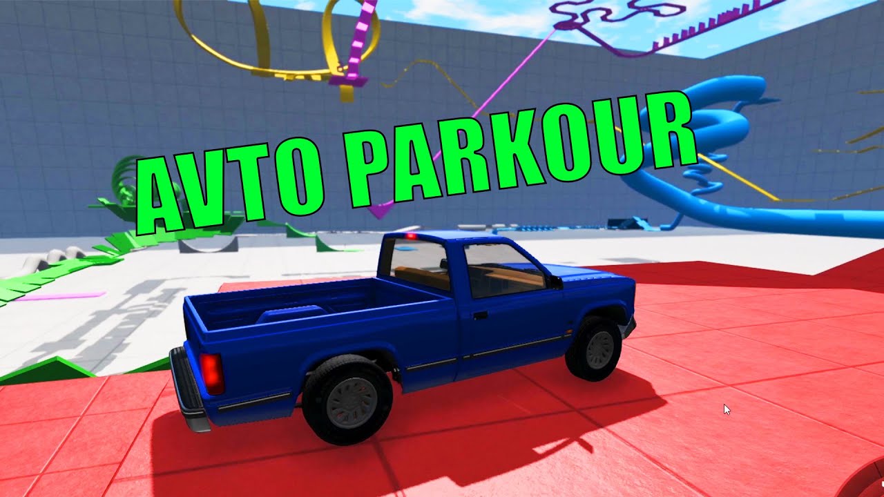 PARKOUR Z AVTOM | BeamNG Drive