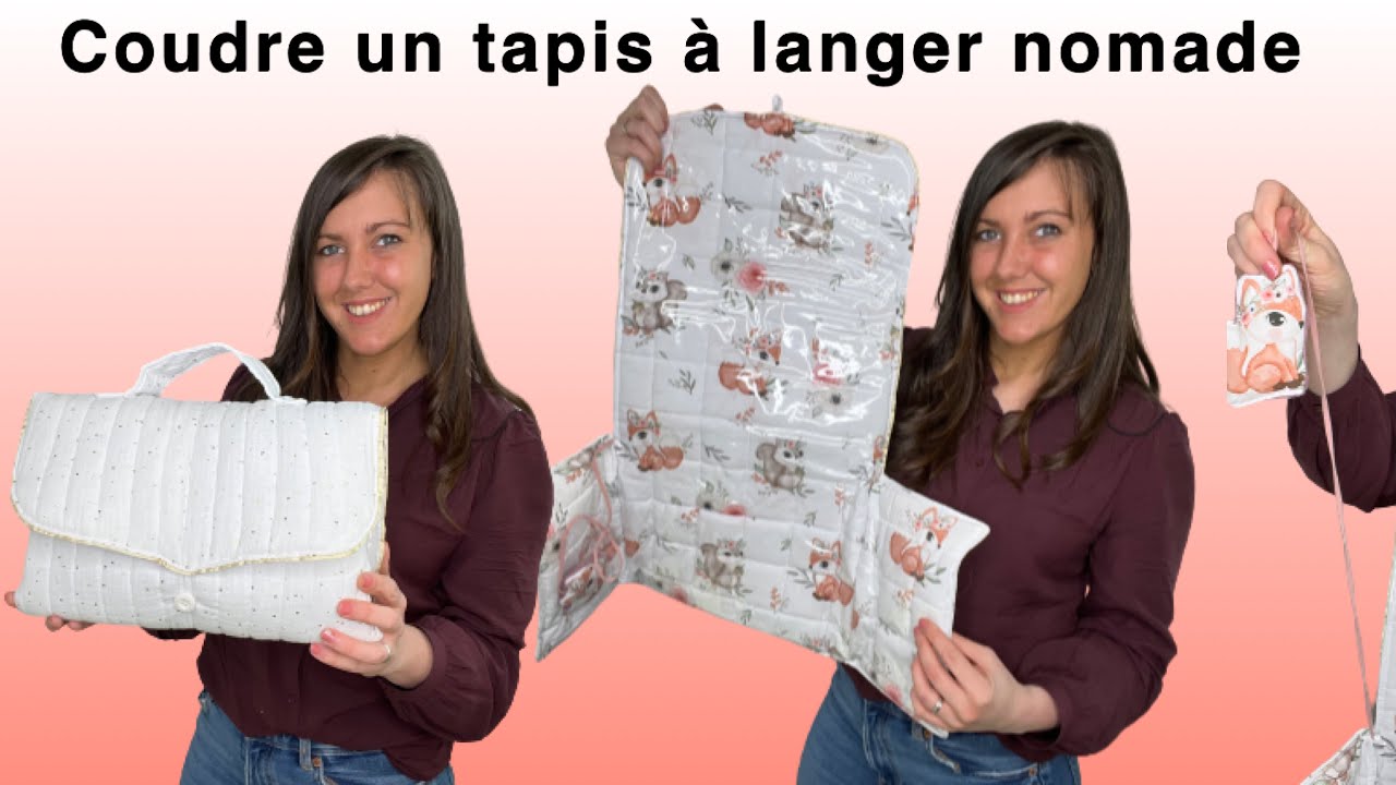 TUTO COUTURE coudre un tapis à langer nomade