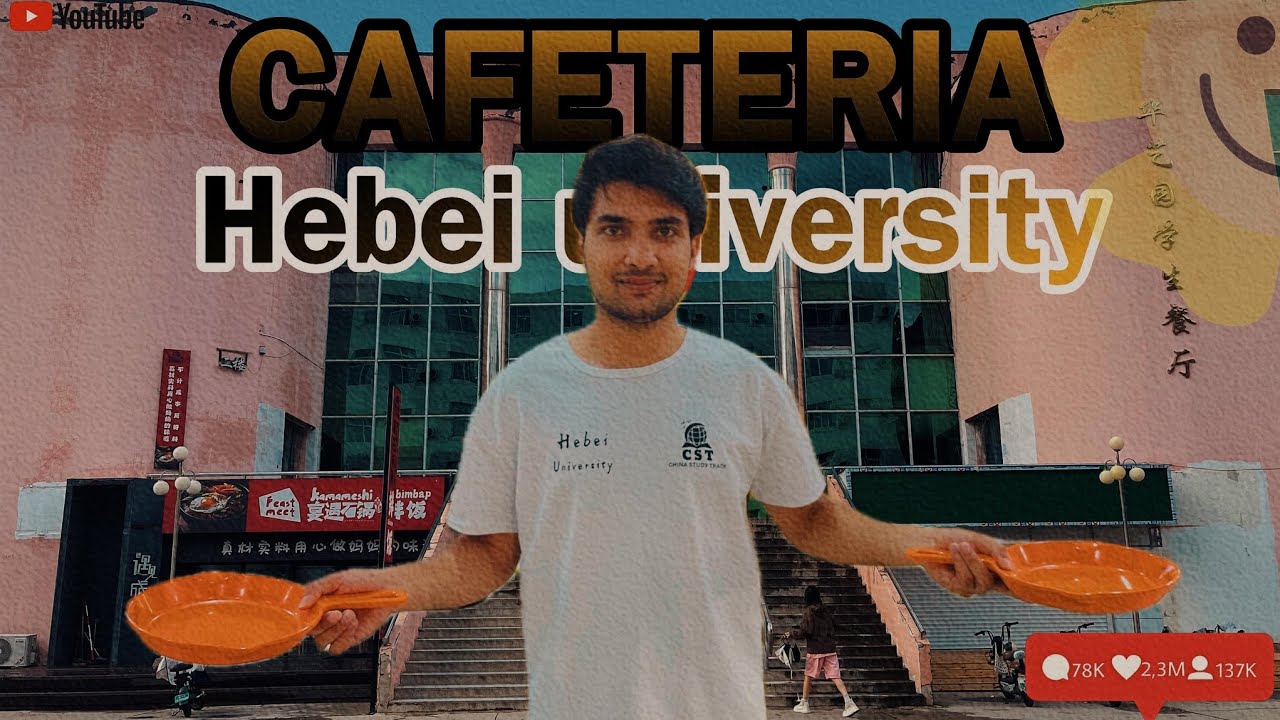Cafeteria for students in my university |Mess of Hebei University China ❤️|