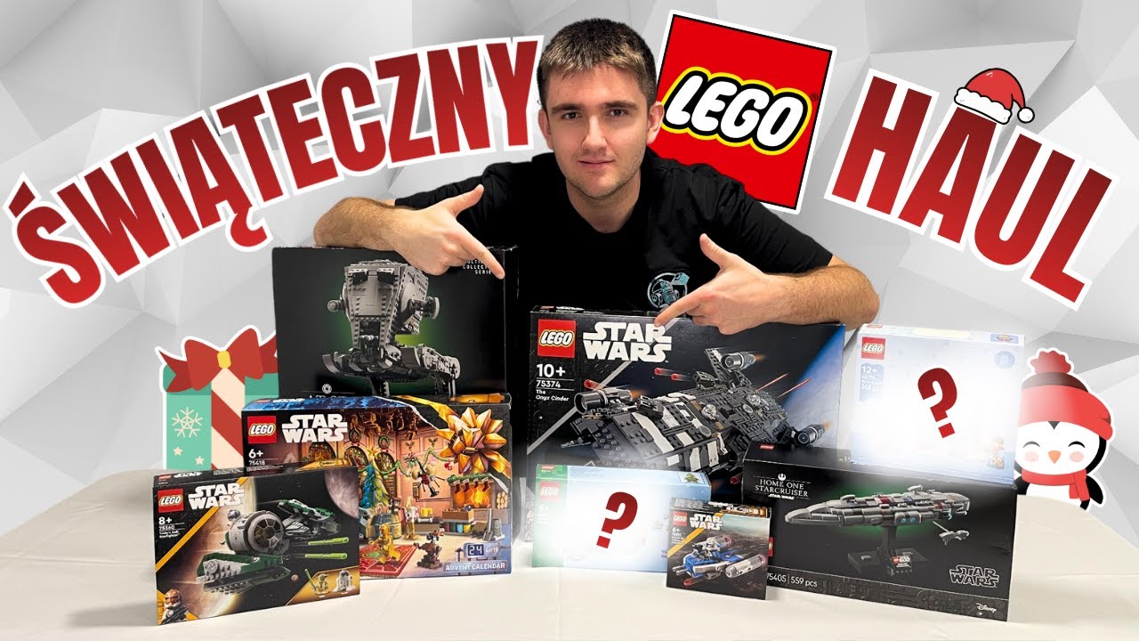 ŚWIĄTECZNY HAUL LEGO i STAR WARS 2025!