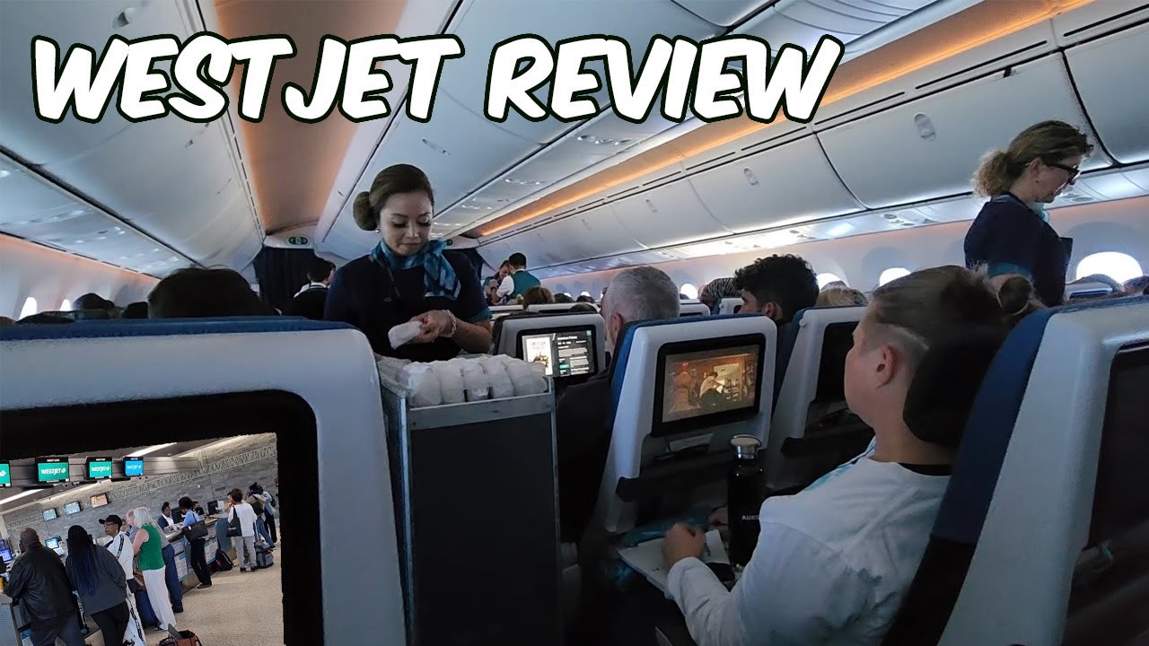WestJet Domestic AND International Flights - Meals, Experience and Review
