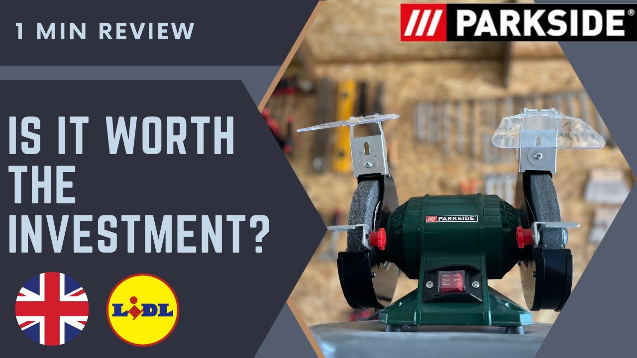 DOUBLE BENCH GRINDER Parkside DPOS 200  UK  LIDL