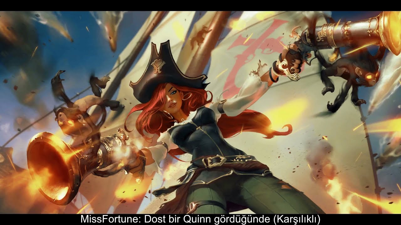 Runeterra Türkçe Seslendirme: Miss Fortune'nin ve Miss Fortune'a Söylenen Tüm Replikler