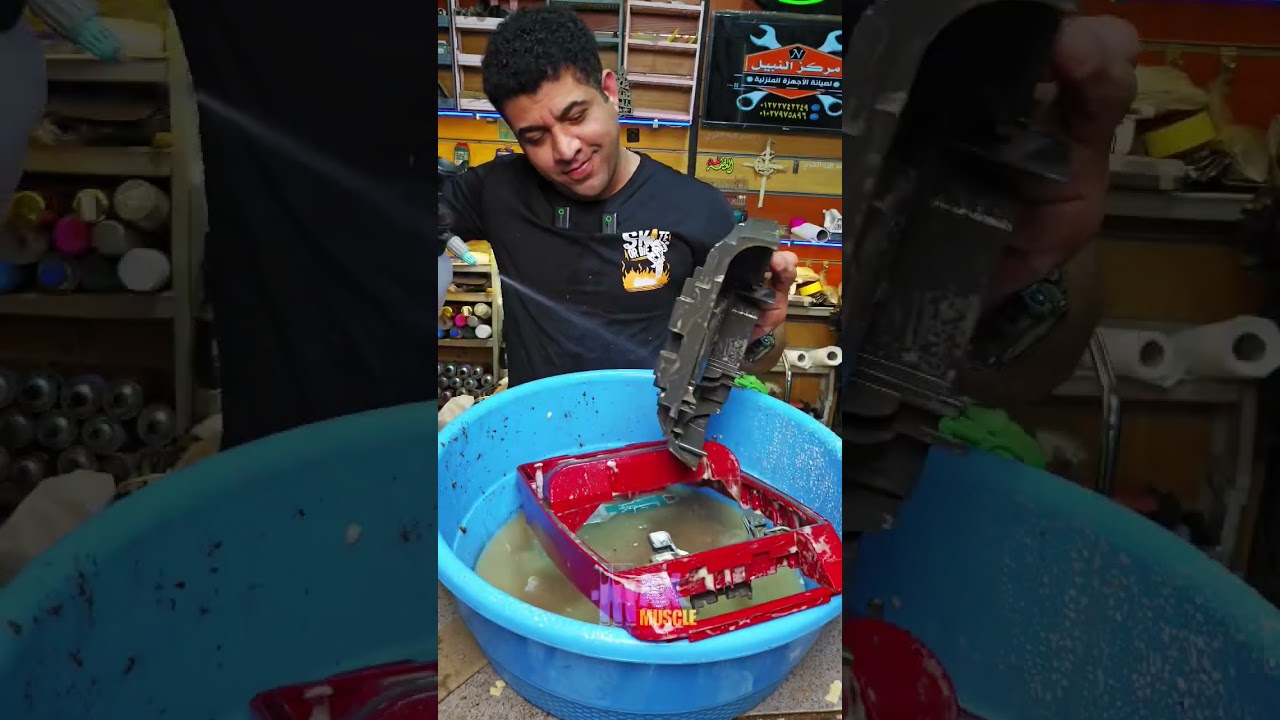 العمر مجرد رقم.. حتى بالنسبة للمكنسة الكهربائية! 🧹 صيانه مكنسه كهربائية في المنزل 🛠️♻️👌🏼