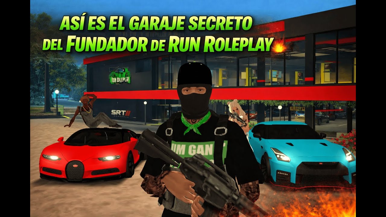 😱 ASÍ ES EL GARAJE SECRETO DEL FUNDADOR DE RUN RP