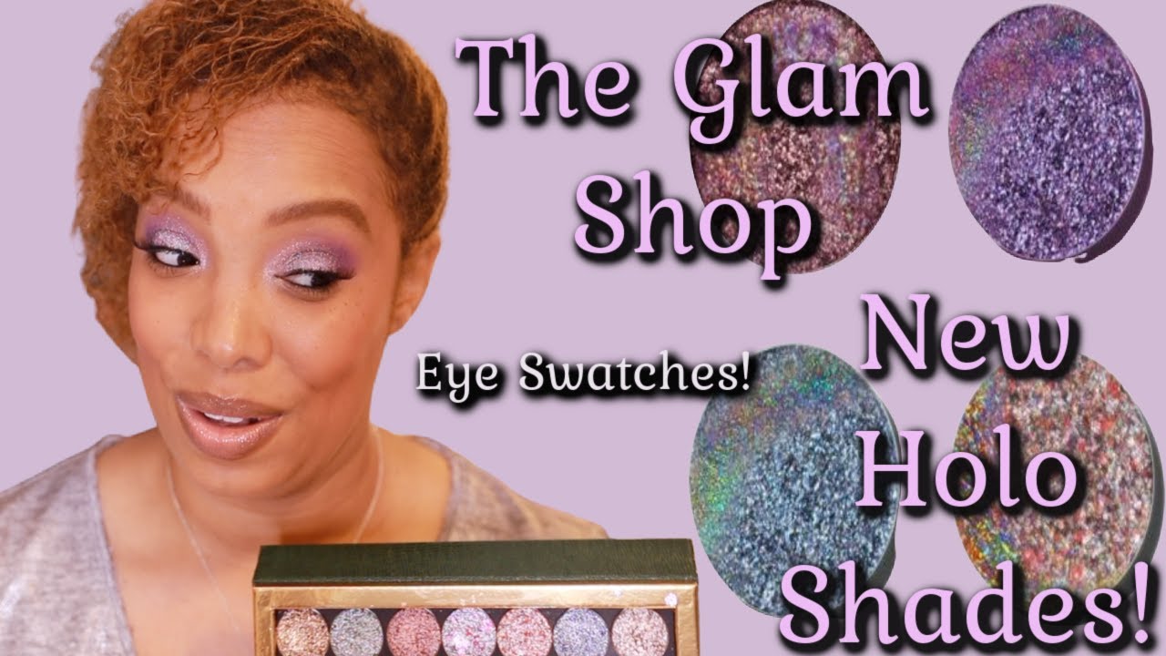 The Glam Shop Poland | New Holo Shades | Eyeswatches + A Look #glamshoppoland