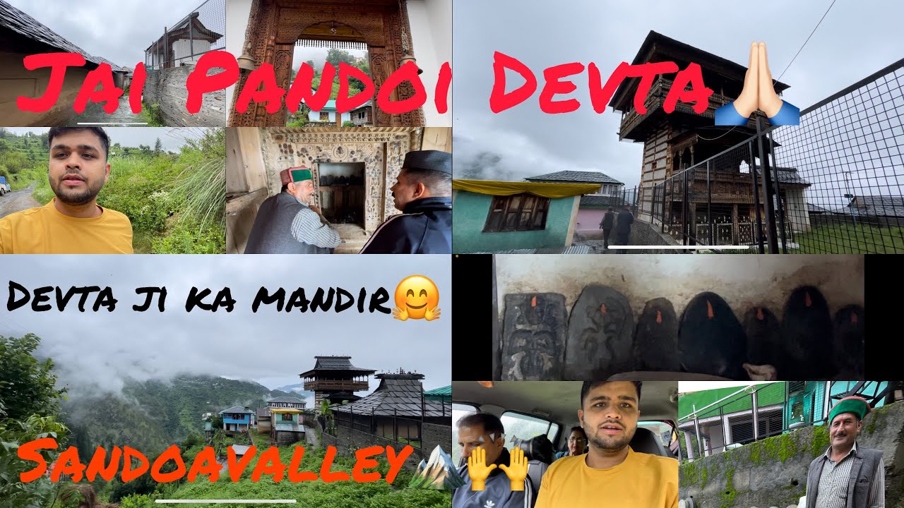 Aaj Hum Gaye Devta Ke Mandir Me Matha Tekne🤗🙌//Jai Pandoi Devta//Sandoa Valley//DHAROGRA//SHIMLA😍