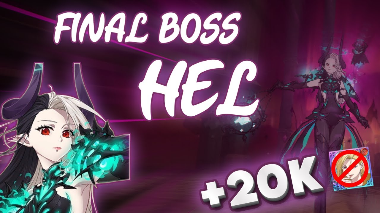¡TOP5%! ❌​ SIN GELDA ❌​ FINAL BOSS "HEL" DESAFIO - 7DS Grand Cross