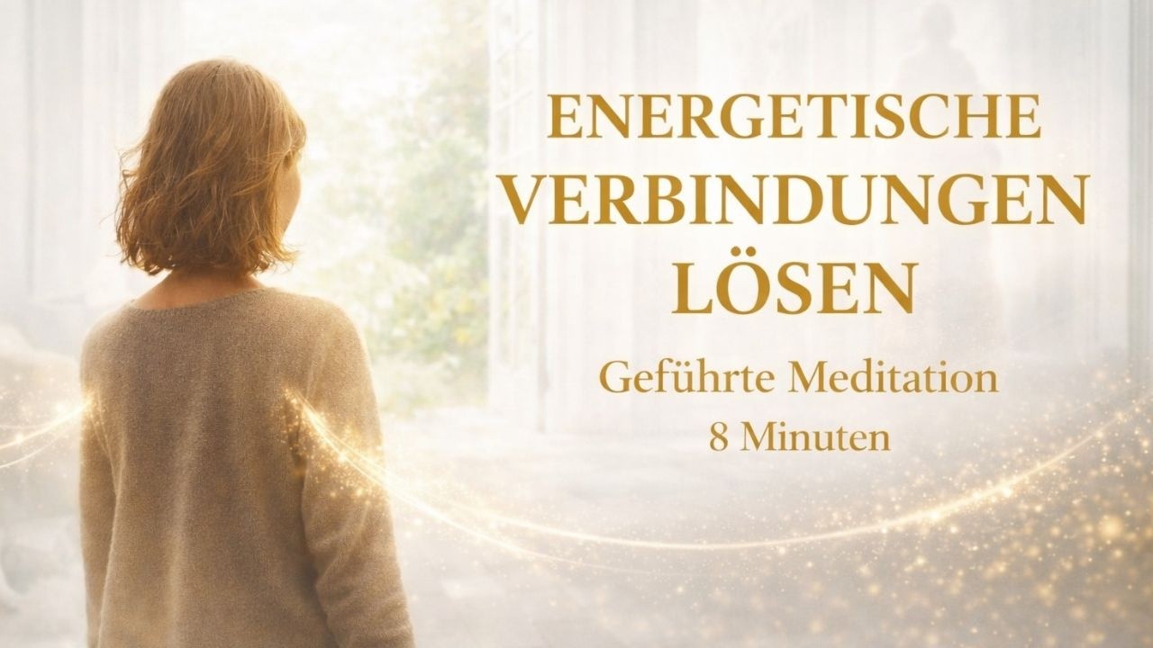 Geführte 8 Minuten Meditation: Energetische Verbindungen und Schnüre trennen