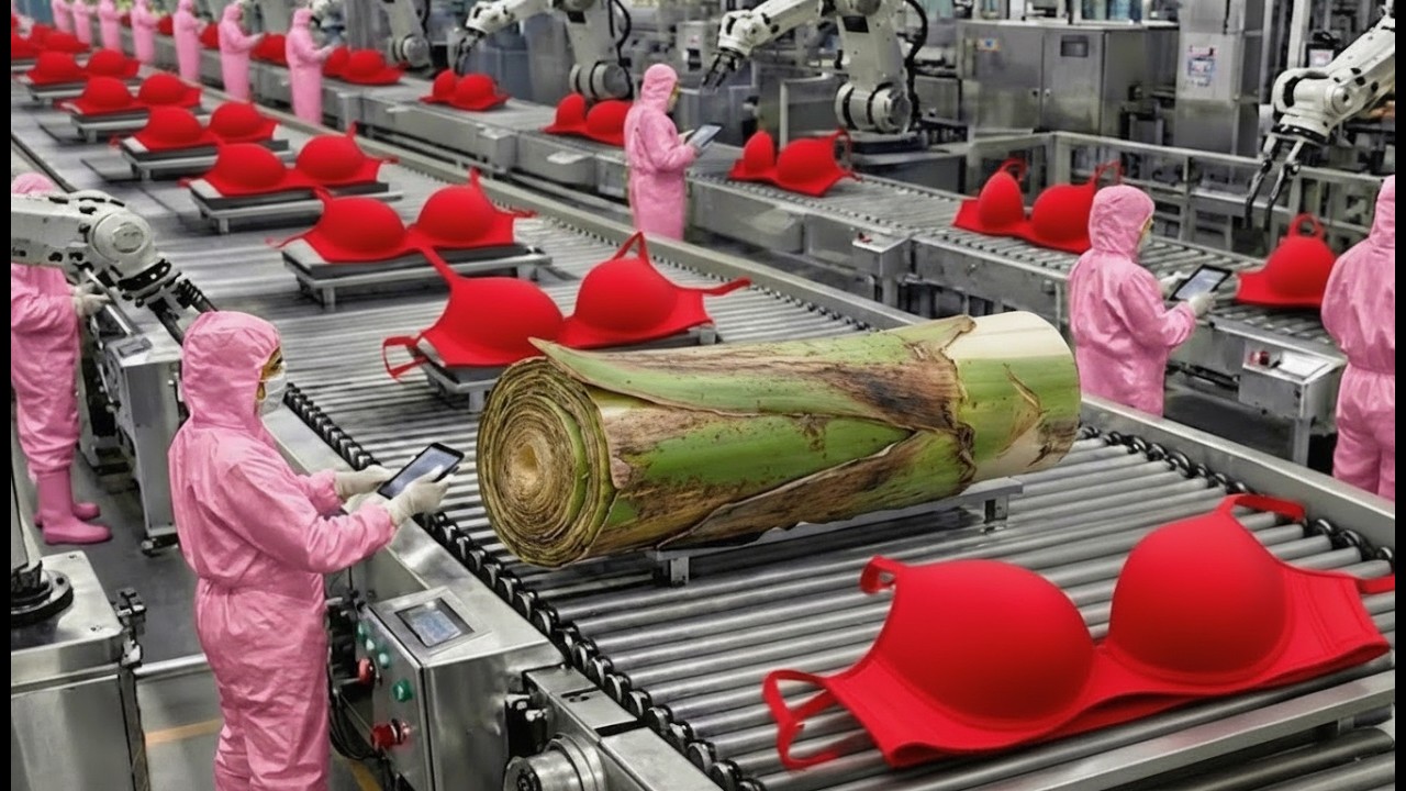 Inside a Modern Factory: How Banana Plant Waste Is Turned Into Women&rsquo;s Underwear (Full Process)