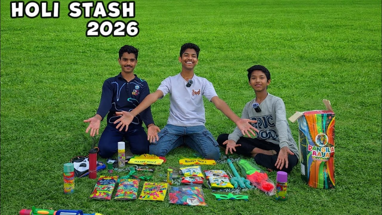 Biggest Holi Stash 2026 | ₹10000 Holi gadgets 🤯