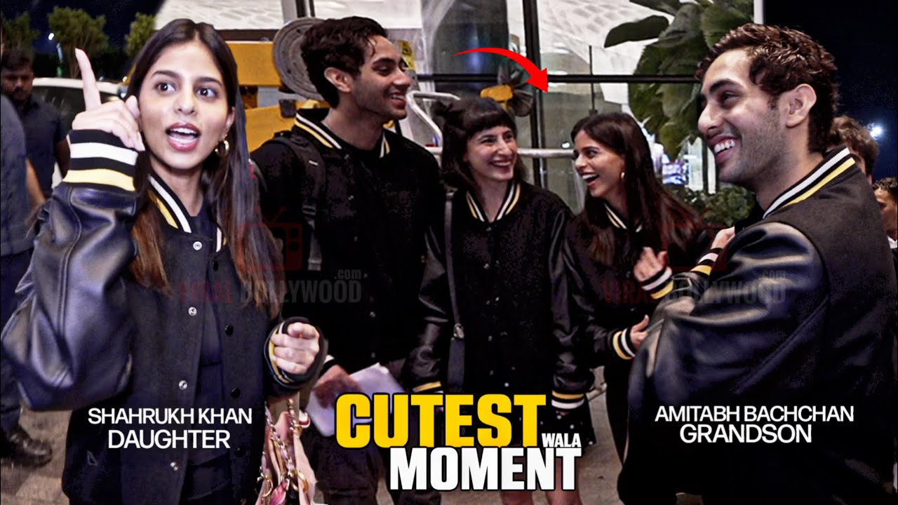 Shahrukh Khan’s Daughter Suhana Khan and Agastya Nanda CUTEST wala Moment 😍😂