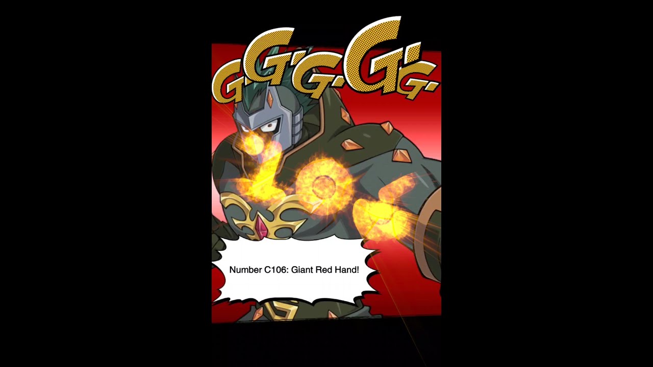 Yugioh Duel Links - First Time! Girag (Barian) summon Number C106: Giant Red Hand