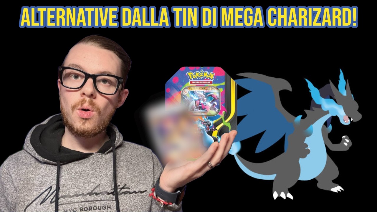 ALTERNATIVE DALLA TIN DI MEGA CHARIZARD X! - Brutti pacchetti ma ci danno qualche gioia 😍