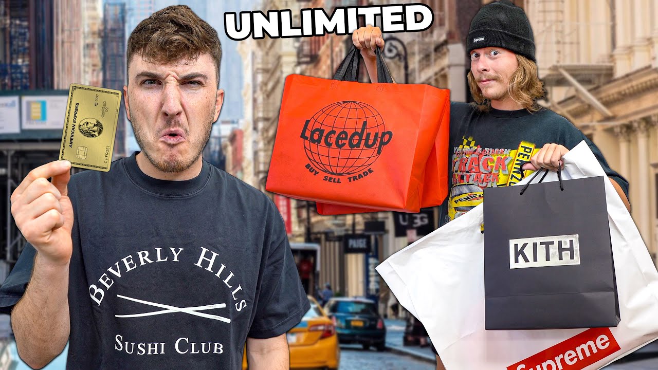 Giving My Camera Man An UNLIMITED Shopping Budget For Me In NYC...