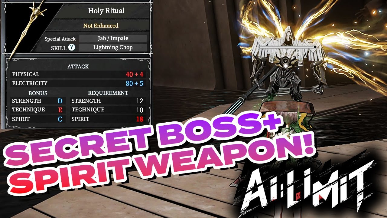AI Limit: How to get HOLY RITUAL Spirit Longsword | SECRET Boss | Mud-Drawing Room