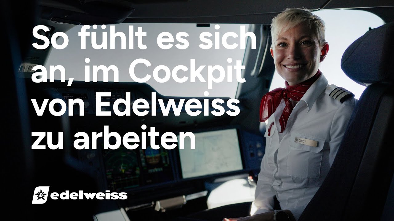 Mehr als nur Fliegen: Dein Traumberuf im Edelweiss Cockpit