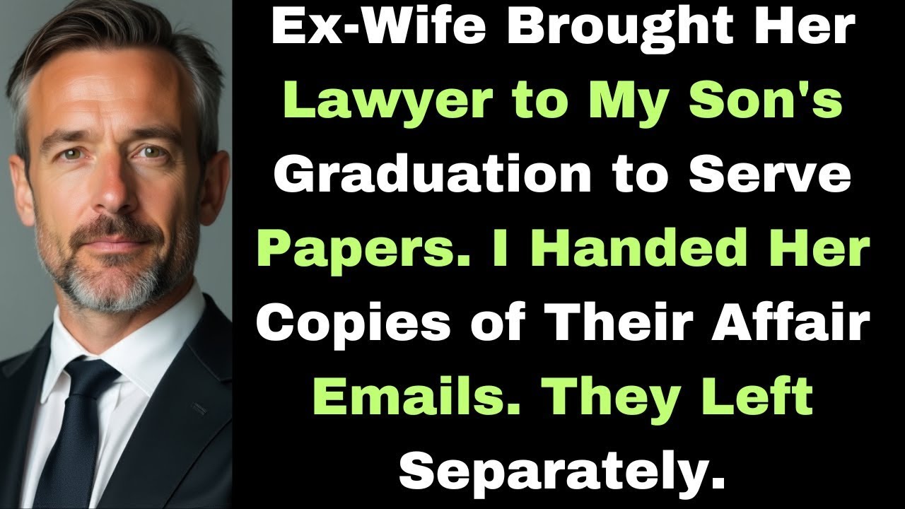 Ex-Wife Brought Her Lawyer to My Son's Graduation to Serve Papers. I Handed Her Copies of Their