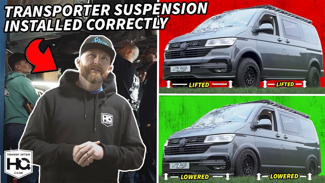 VW T5 to T6.1 Transporter suspension installed right!!