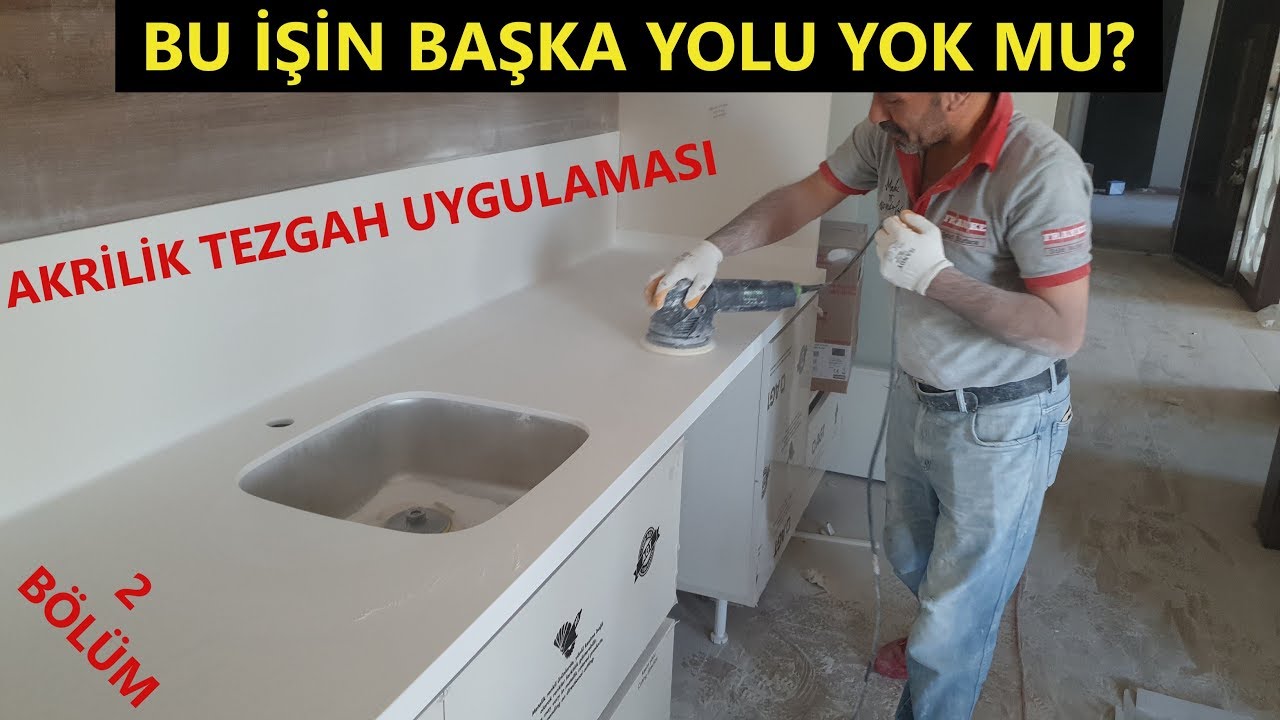 AKRİLİK TEZGAH UYGULAMASI | 2. BÖLÜM | ZIMPARA İŞİ VE SON GÖRÜNÜMÜ NASIL?