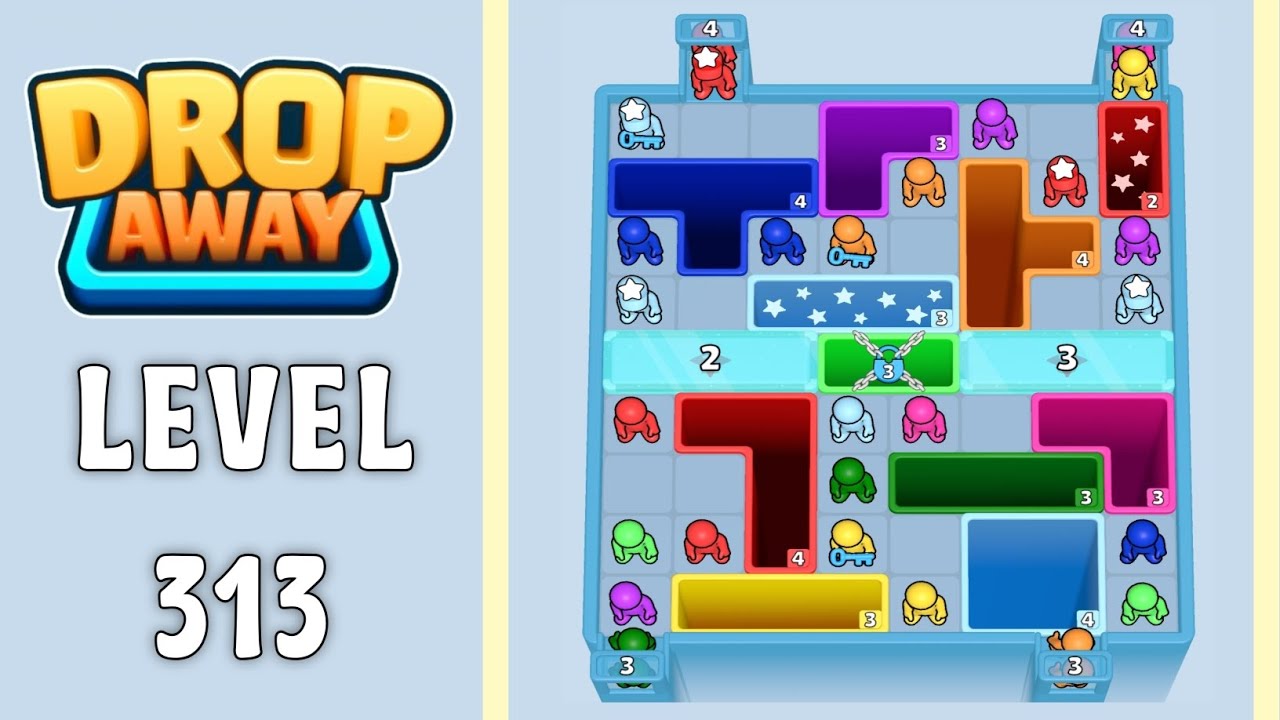 Drop Away level 313 solution