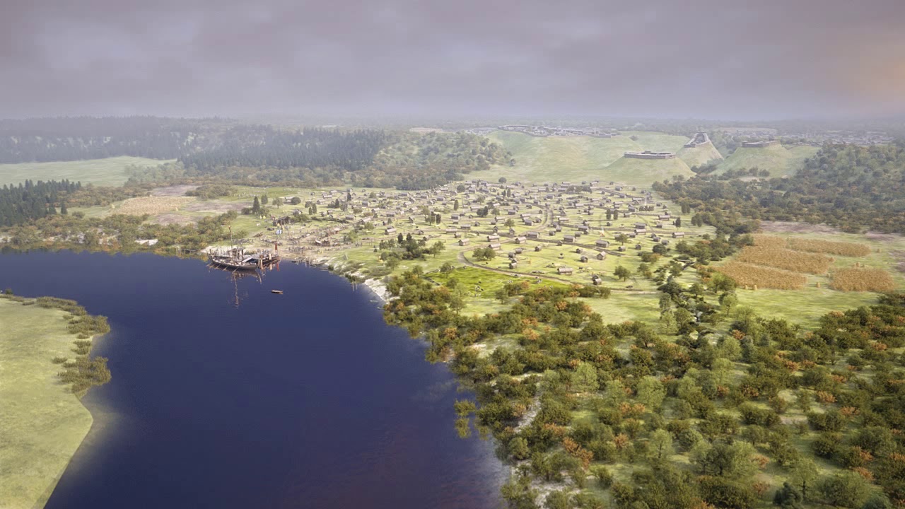 Kernavė viduramžiais 3D / Kernavė in the Middle Ages