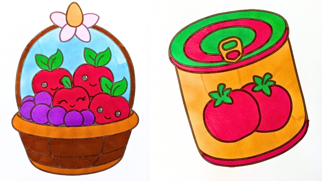 ASMR Coloring | Relaxing marker sounds (3 hours) 💜💛💙💚❤️