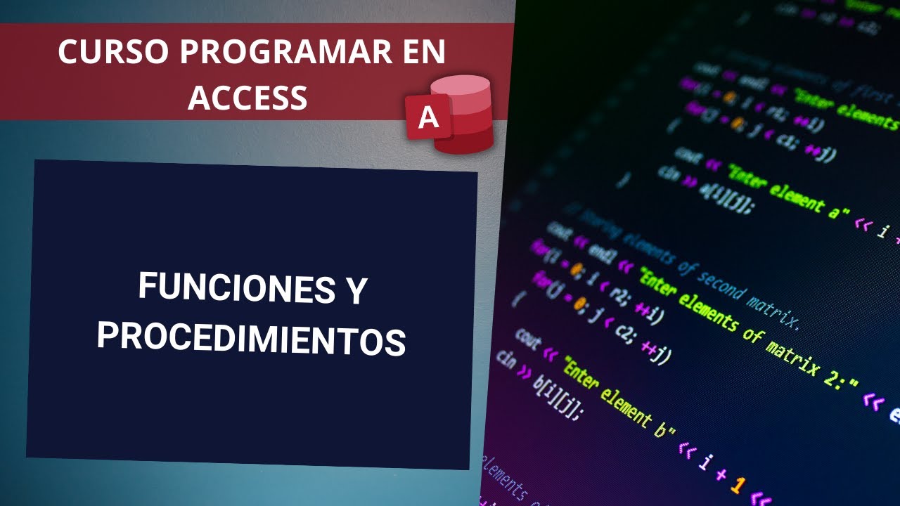8. Funciones y procedimientos