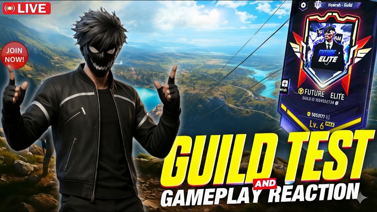 V BADGE & CUSTOMIZE LOGO GUILD TEST LIVE🔥💀 ROAD TO 10K SUBSCRIBERS🎯#live #guildtest#jurassicworld