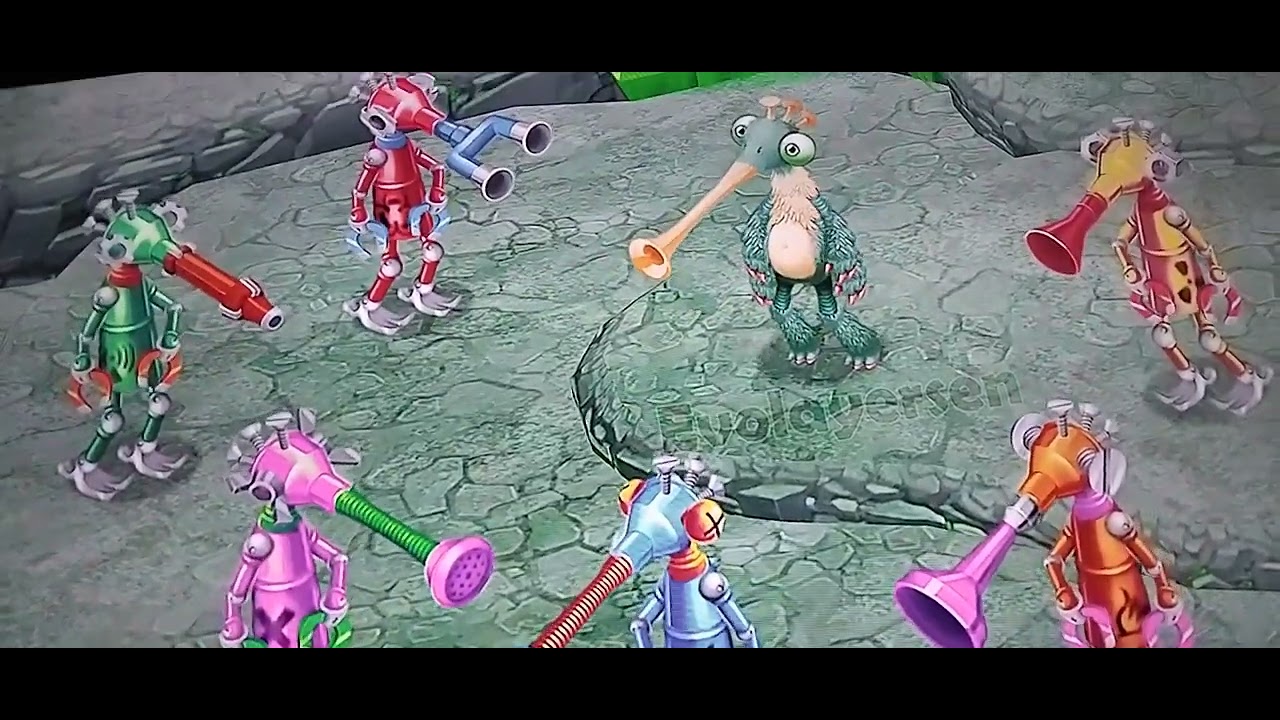 Prismatic Floogull - All versions (My singing monsters:Dawn Of Fire