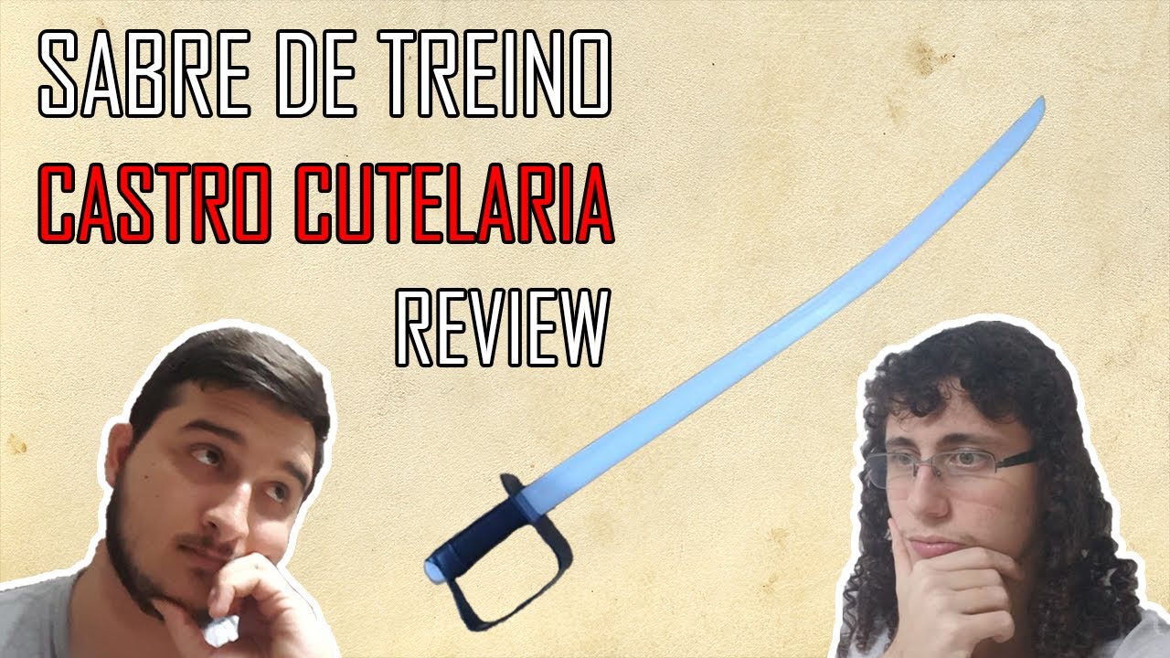 ESSE SABRE SINT&Eacute;TICO VALE A PENA? | Sabre Sint&eacute;tico Castro Cutelaria Review - Feat. Zumbi Maluco