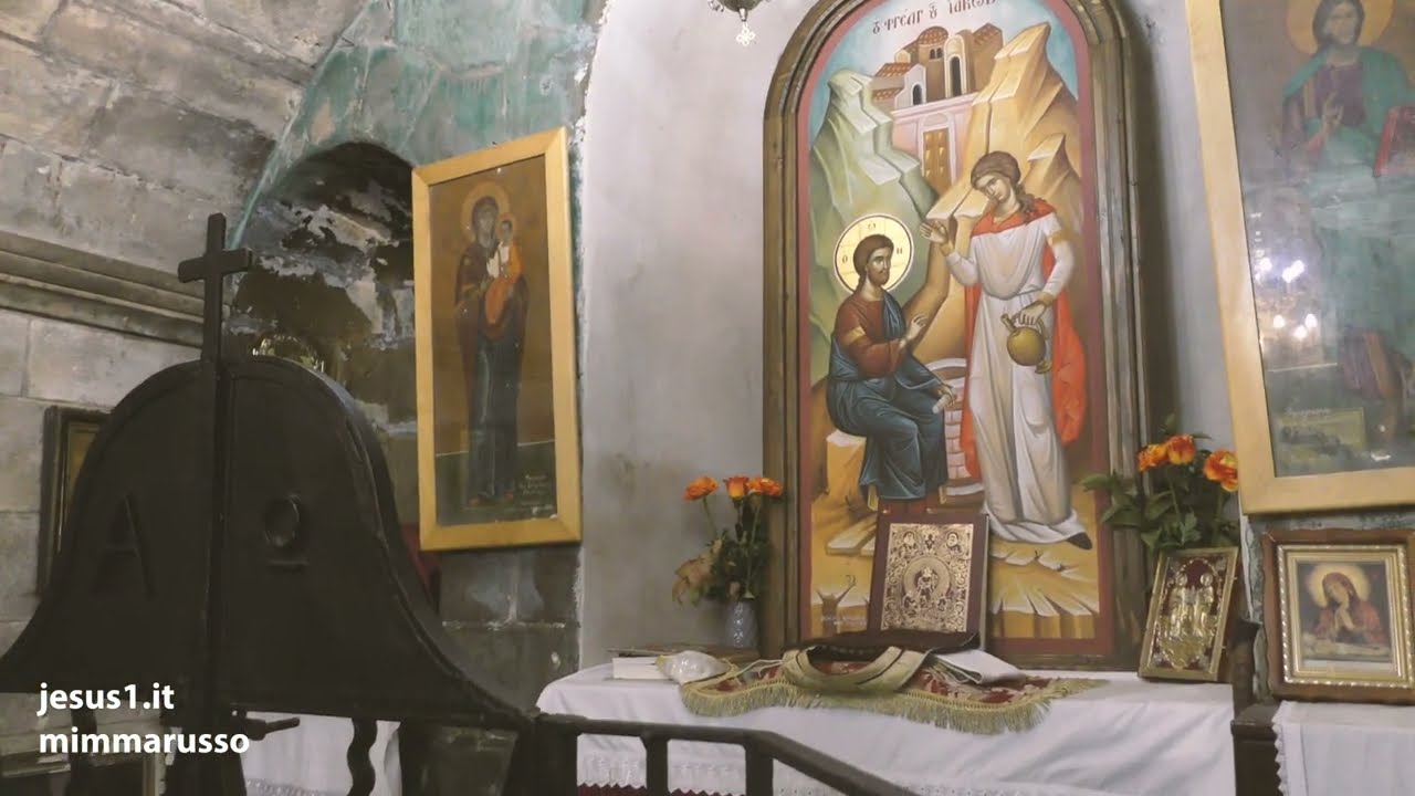 Cisgiordania-Nablus IL POZZO DI GIACOBBE E GESÙ