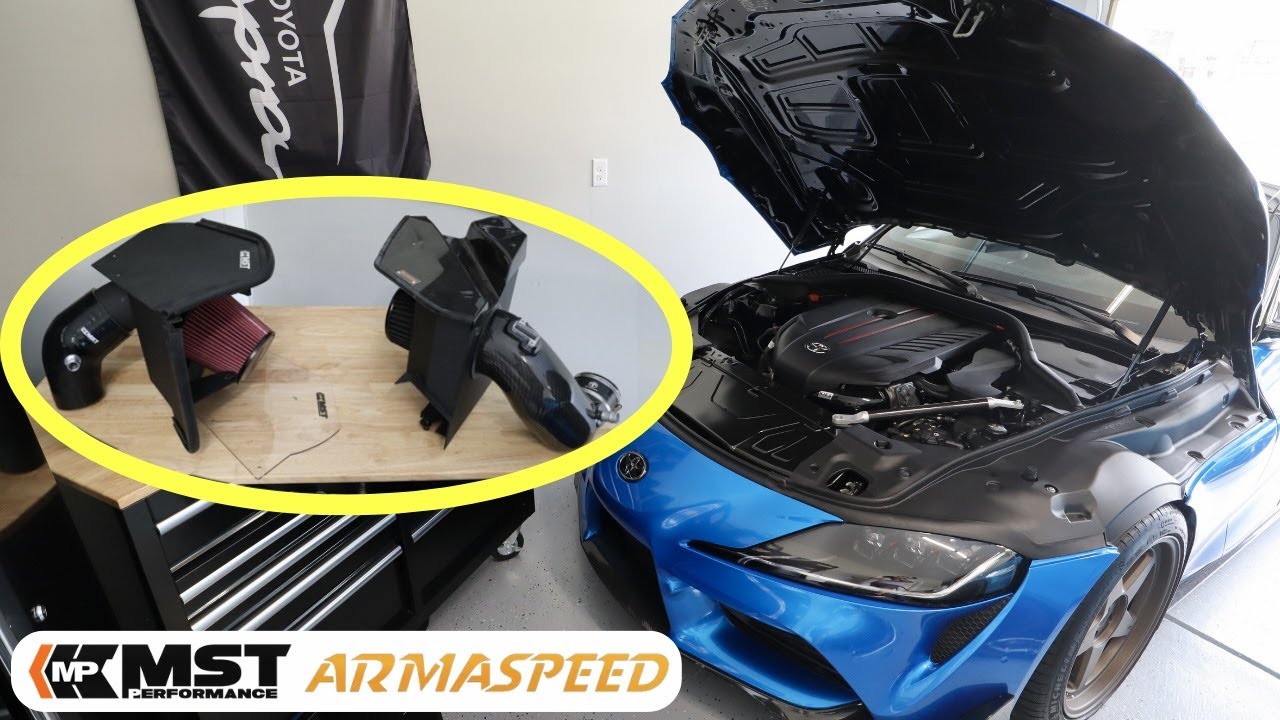 (2020-2025) Toyota Supra 3.0 B58 MST MK5 против Armaspeed Cold Air Intake (установка и звук)