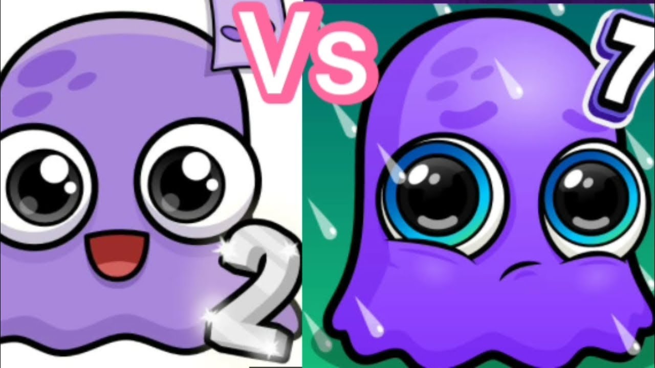 Moy 2  VS  Moy 7 - Duelo de Pets Virtuais Sera que são Iguais ???