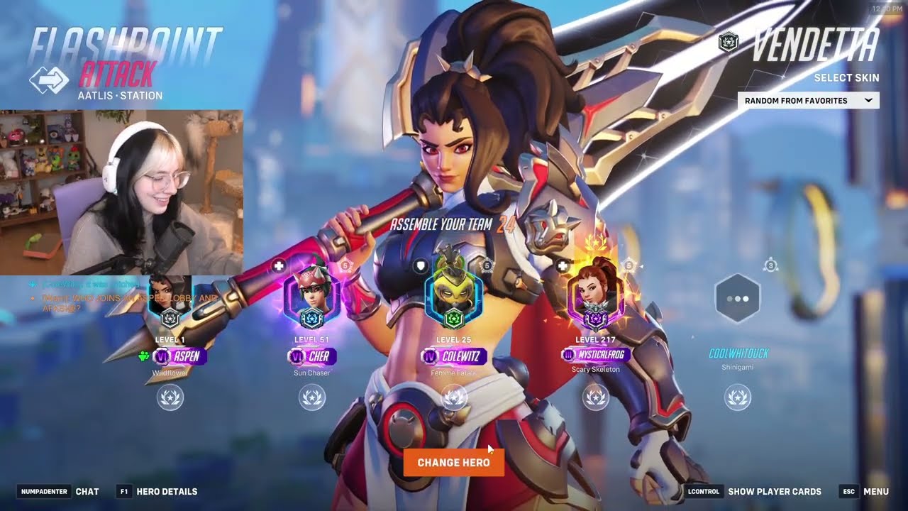 Тест нового героя DPS Vendetta &mdash; Aspen Wuyang, игровой процесс Overwatch 2, сезон 19
