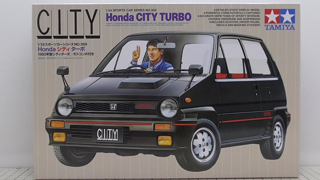 TAMIYA 1/24 HONDA CITY TURBO Unboxing