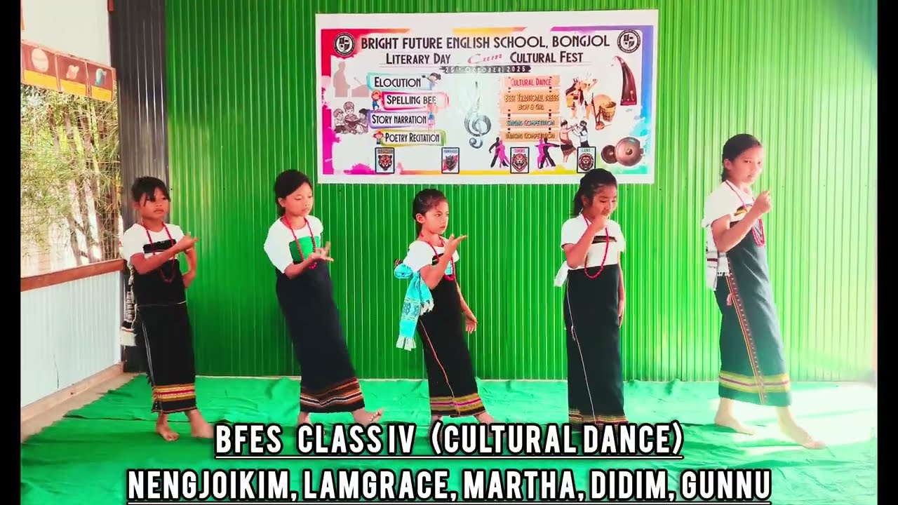 Class IV Girls (Thadou-Kuki) Cultural Dance ~ BFES Cultural Fest 2025