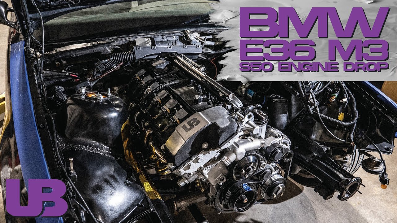 BMW E36 M3 - S50 Engine Drop