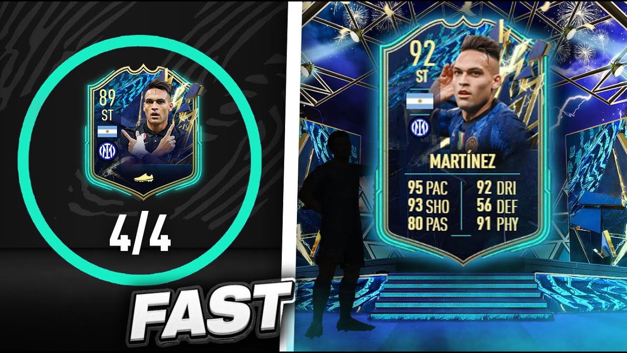 FASTEST WAY TO COMPLETE TOTS LAUTARO MARTINEZ OBJECTIVE!⏱️🔥 #FIFA22