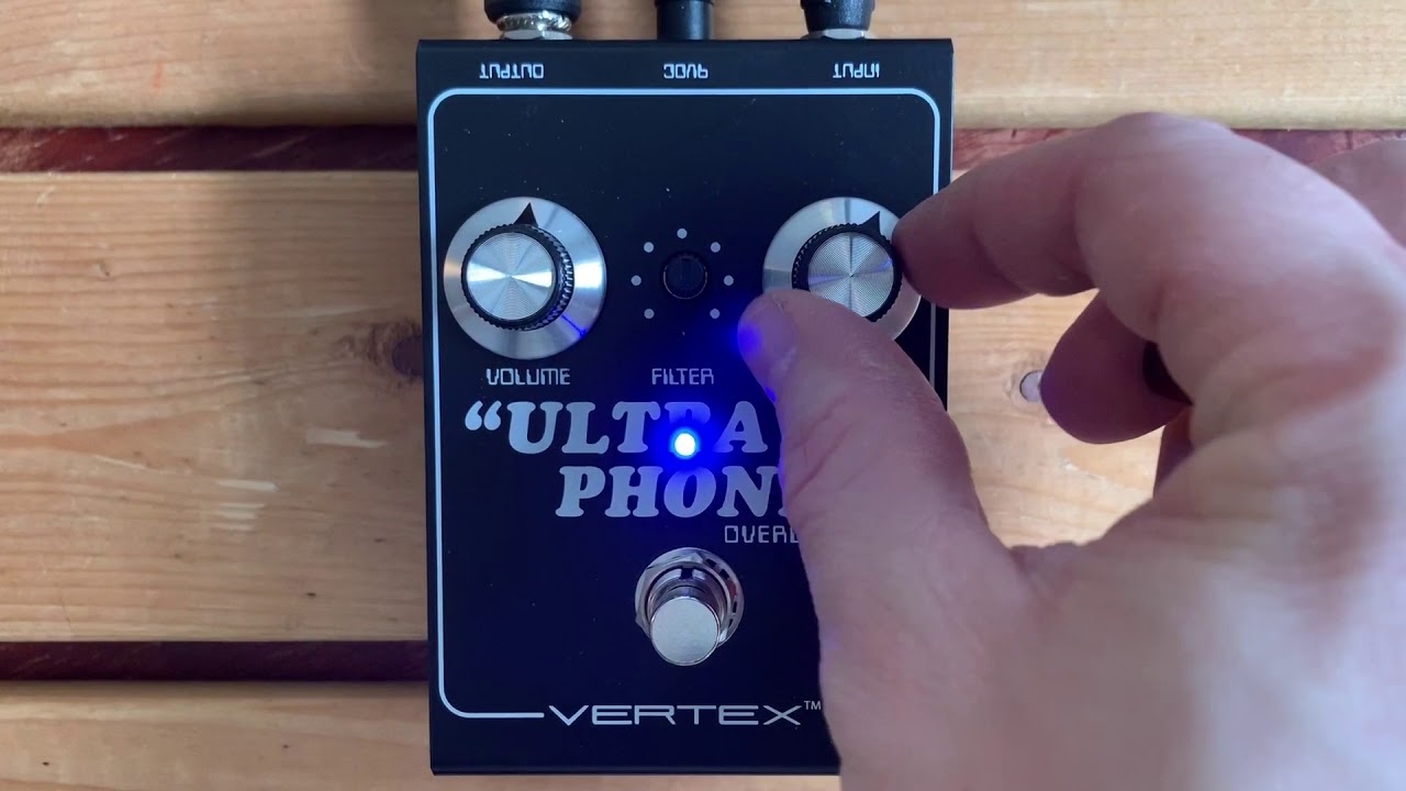 5 Minutes with the Vertex Ultraphonix Overdrive - Pedal Demo