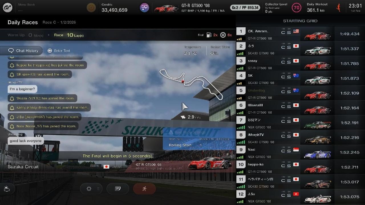 Gran Turismo 7 bad start epic recovery